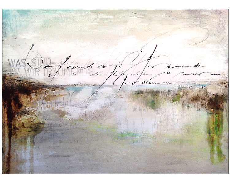 Triptrap Design & Kalligrafie - Textbild Glück