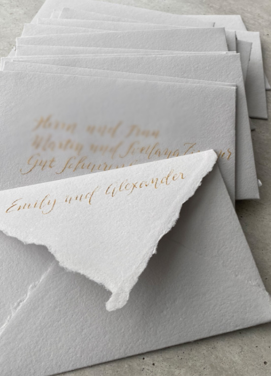 Triptrap Design & Kalligrafie - Hochzeitspapeterie