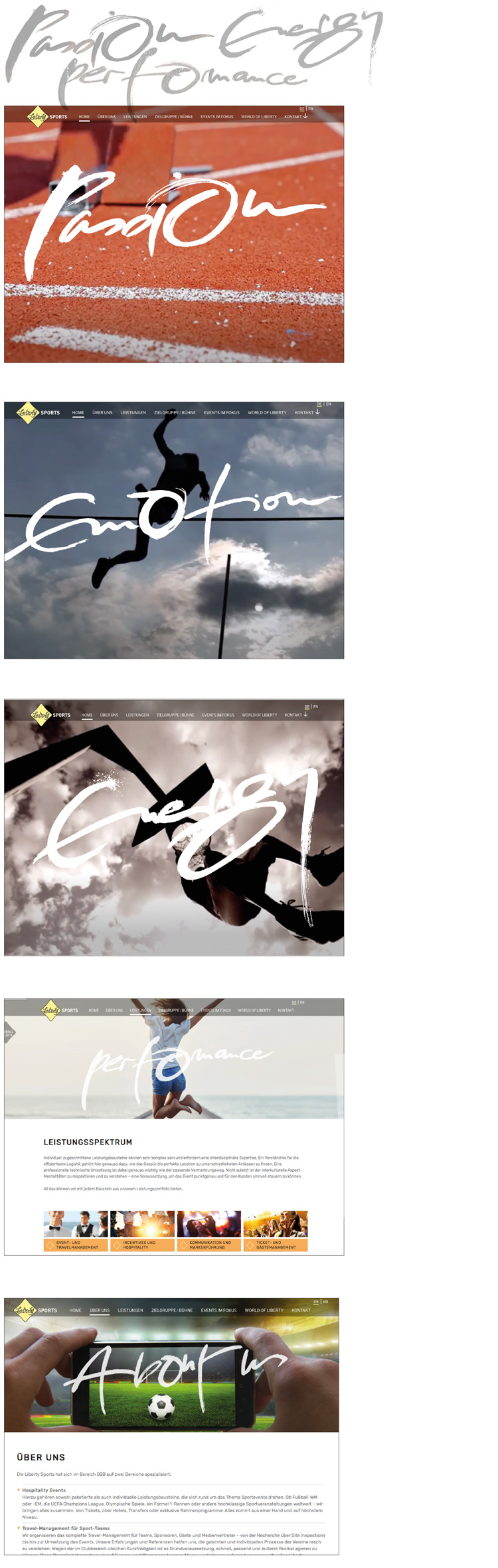 Triptrap Design & Kalligrafie - Liberty Sport Events