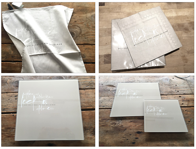 Triptrap Design & Kalligrafie - Räder Wohnzubehör - Geschirrtuch, Servietten, Glasdekoplatten