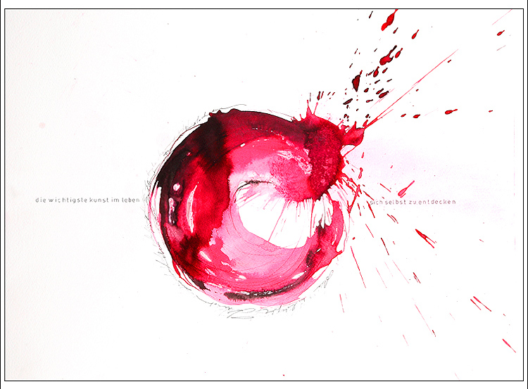 Triptrap Design & Kalligrafie - Textbild Wunschträume