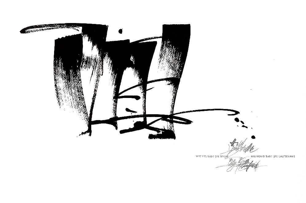 Triptrap Design & Kalligrafie - Schriftbeispiele