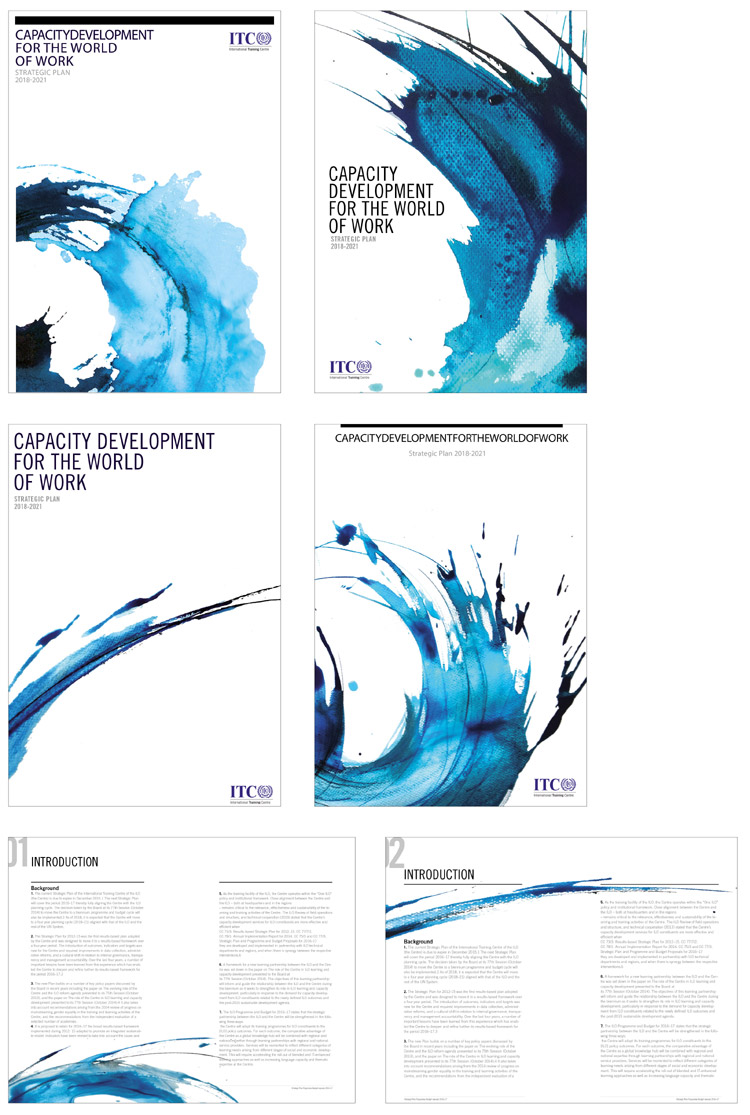 Triptrap Design & Kalligrafie - International Training Center - Katalog